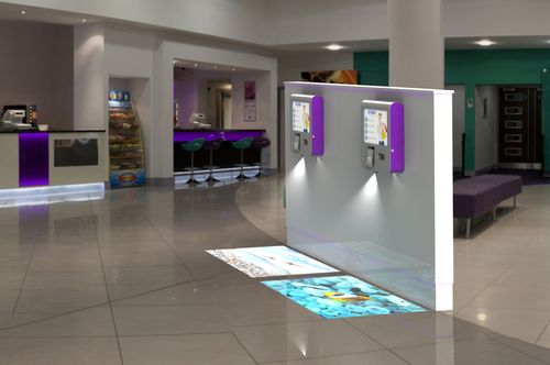 Interactive Projected Floor Kiosk